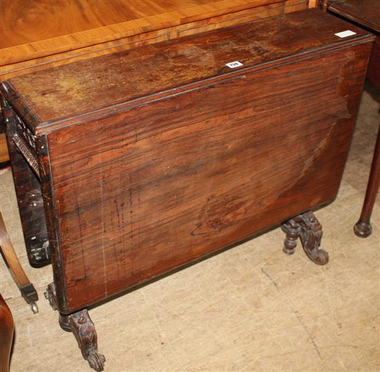 Victorian rosewood Sutherland table